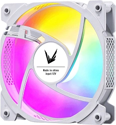 Вентилятор для корпуса Formula Cosmic 14WH RGB 140х140x25 белый 3-pin 4-pin (Molex) 22.3дБ (COSMIC 14WH FR) Ret