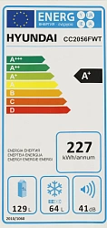 Холодильник Hyundai CC2056FWT 2-хкамерн. белый