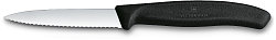 Набор ножей кухон. Victorinox Swiss Classic Paring 6.7633.6 для овощей компл.:6предм. черный карт.коробка