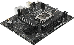 Материнская плата MSI PRO H610M-E DDR4 Soc-1700 Intel H610 2xDDR4 mATX AC`97 8ch(7.1) GbLAN+VGA+HDMI