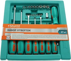 Набор отверток Sturm! 1040-02-SS5 в компл.:27 предметов