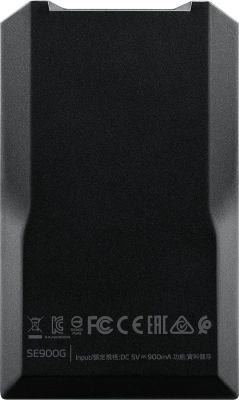 Накопитель SSD A-Data USB-C 512Gb ASE900G-512GU32G2-CBK SE900G 2.5" черный