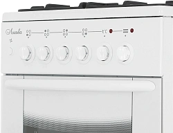 Плита Комбинированная Лысьва ЭГ 404 МС-2у белый (стеклянная крышка) реш.чугун