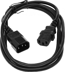 Кабель-удлинитель Premier 5-284 IEC C13 IEC C14 1.8м (5-284(0.5) 1.8) черный (Bulk)