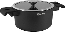 Кастрюля Rondell Modern RDA-1727 4.4л. d=24см (с крышкой) черный