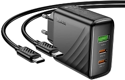 Сетевое зар./устр. Hoco CS26A Article 45W 3A (PD+QC) универсальное черный (PD45W)