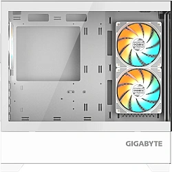 Корпус Gigabyte GB-C201PI белый без БП mATX 6x120mm 3x140mm 2xUSB3.0 audio bott PSU