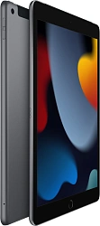 Планшет Apple iPad 2021 A2604 A13 Bionic 6С RAM3Gb ROM64Gb 10.2" IPS 2160x1620 4G iOS серый космос 8Mpix 12Mpix BT WiFi 9hr