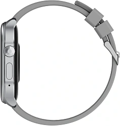 Смарт-часы Tecno Watch 3 Active 2.04" LCD корп.серебристый рем.серебристый (W03A)