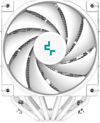 Устройство охлаждения(кулер) Deepcool AK620 Soc-AM5/AM4/1200/1700/1851 белый 4-pin 28dB Al+Cu 260W 1456gr Ret (R-AK620-WHNNMT-G-1)