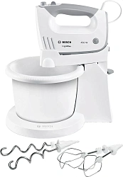 Миксер ручной Bosch MFQ36460 450Вт белый/серый