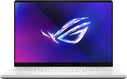 Ноутбук Asus ROG Zephyrus G14 GA403UM-QS038 Ryzen 9 270 32Gb SSD1Tb NVIDIA GeForce RTX 5060 8Gb 14" OLED 3K (2880x1800) без ОС white WiFi BT Cam Bag (90NR0M82-M00200)