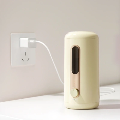 Точилка для карандашей электрическая Deli VA10Beige пластик бежевый