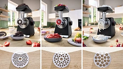 Мясорубка Bosch MFWS640B 2100Вт черный