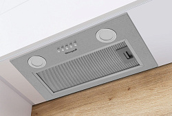 Вытяжка встраиваемая Weissgauff Box 455 Inox нержавеющая сталь управление: кнопочное (1 мотор)