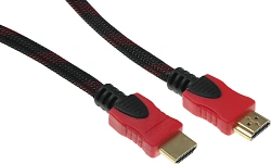 Кабель соединительный аудио-видео Premier 5-813R HDMI (m)/HDMI (m) 3м. феррит.кольца черный/красный (5-813R 3.0)