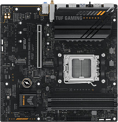 Материнская плата Asus TUF GAMING A620M-PLUS WIFI Socket AM5 AMD A620 4xDDR5 mATX AC`97 8ch(7.1) 2.5Gg RAID+HDMI+DP