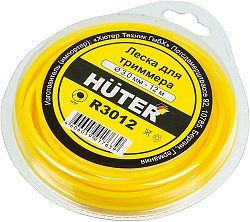 Леска для садовых триммеров Huter R3012 d=3мм L=12м для Huter GGT-1900S(T) (71/2/1)