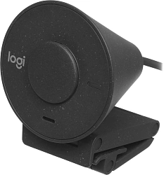 Камера Web Logitech HD Webcam Brio 300 графитовый 2Mpix (1920x1080) USB Type-C с микрофоном (960-001437)