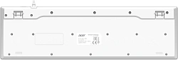 Клавиатура Acer OKW503 белый USB Multimedia (ZL.KBD11.00Q) кабель 1.8м
