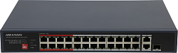 Коммутатор Hikvision DS-3E0326P-E/M(C) (L2) 25x100Мбит/с 1SFP 24PoE 230W неуправляемый