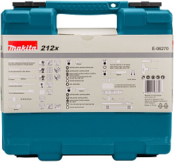 Набор принадлежностей Makita E-06270 212 предметов (жесткий кейс)