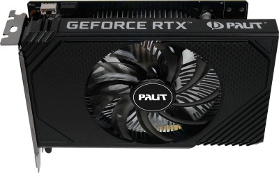 Видеокарта Palit PCI-E 4.0 RTX3050 STORMX NVIDIA GeForce RTX 3050 6Gb 96bit GDDR6 1042/14000 DVIx1 HDMIx1 DPx1 HDCP Ret