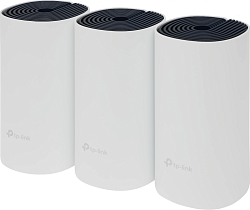 Бесшовный Mesh роутер TP-Link DECO P9(3-PACK) AC1200 10/100/1000BASE-TX белый (упак.:3шт)