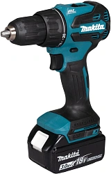 Дрель-шуруповерт Makita DHP490SF1J аккум. патрон:быстрозажимной (кейс в комплекте)