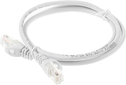 Патч-корд ITK PC01-C5EU-1M-G UTP RJ-45 вил.-вилка RJ-45 кат.5E 1м серый ПВХ (уп.:1шт)