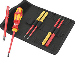 Отвертка Wera Kraftform Kompakt VDE 7 Universal 1 Tool Finder в компл.:70 предметов (WE-006600)