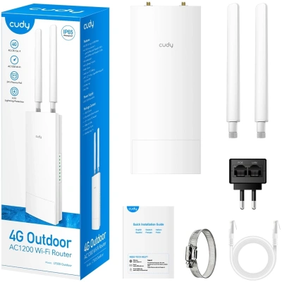 Точка доступа Cudy LT500 OUTDOOR AC1200 4G белый