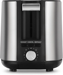 Тостер Vitek VT-7156 750Вт серебристый/черный