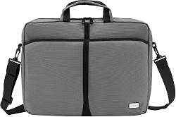 Сумка для ноутбука 17.3" Digma W-210 серый/черный полиэстер (W210GBK)
