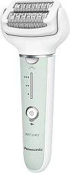 Эпилятор Panasonic ES-EY70-G520 скор.:3 насад.:4 от аккум. белый/зеленый