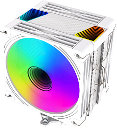 Устройство охлаждения(кулер) Bloody BD-AC230-ARGB1 ARGB Soc-AM5/AM4/1200/1700/1851 белый 4-pin 22-32dB Al+Cu LCD 230W 715gr Ret (BD-AC230-ARGB1-WH)