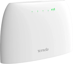Роутер беспроводной Tenda 4G03 N300 10/100BASE-TX/4G cat. 4 белый