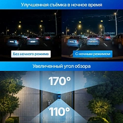 Видеорегистратор TrendVision VICTORY DUAL черный 2Mpix 1080x1920 1080p 170гр. GPS GP6248