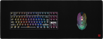 Коврик для мыши Defender Black Ultra One XL черный 780x300x5мм (50004)