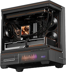 Система водяного охлаждения Thermalright Peerless Vision 360 Soc-AM5/AM4/1200/1700/1851 черный 4-pin 28.1dB Al LCD Ret (P-VISION-360-BL-ARGB)