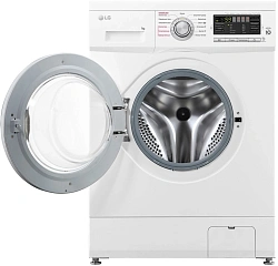 Стиральная машина LG F1296HDS1 класс: A загр.фронтальная макс.:7кг белый инвертор