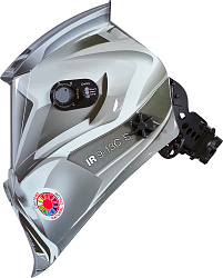 Маска сварщика Fubag IR 9-13C S филь.:хамел. кл.:1/1/1/2 см.экр.95x36мм серебристый (38076)