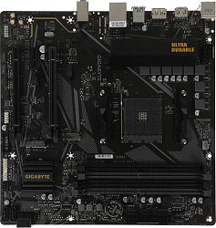 Материнская плата Gigabyte B550M DS3H R2 Soc-AM4 AMD B550 4xDDR4 mATX AC`97 8ch(7.1) GbLAN RAID+HDMI+DP