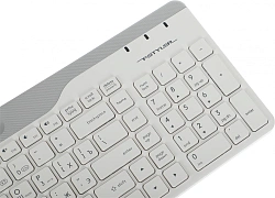 Клавиатура A4Tech Fstyler FBK25 белый/серый USB беспроводная BT/Radio slim Multimedia