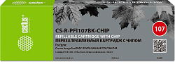 Картридж перезаправляемый струйный Cactus CS-R-PFI107BK-CHIP черный (260мл) для Canon imageProGRAF iPF670/680/685/770/780/785 с чипом