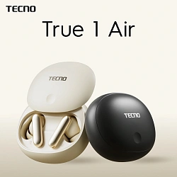 Гарнитура внутриканальные Tecno True 1 Air TU01 кремовый беспроводные bluetooth в ушной раковине (TU01 AIR CREAMY WHITE)