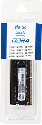 Память DDR4 8Gb 3200MHz Netac NTBSD4N32SP-08 Basic RTL PC4-25600 CL22 SO-DIMM 260-pin 1.2В single rank Ret