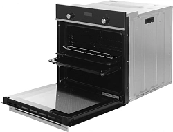 Духовой шкаф Электрический Haier HOX-P06HGBX черное стекло/нержавеющая сталь