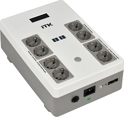 Источник бесперебойного питания ITK Electra EST8-800VA-1-001 480Вт 800ВА черный