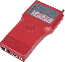 Тестер кабельный Cabeus CT-SLT-5-1 красный